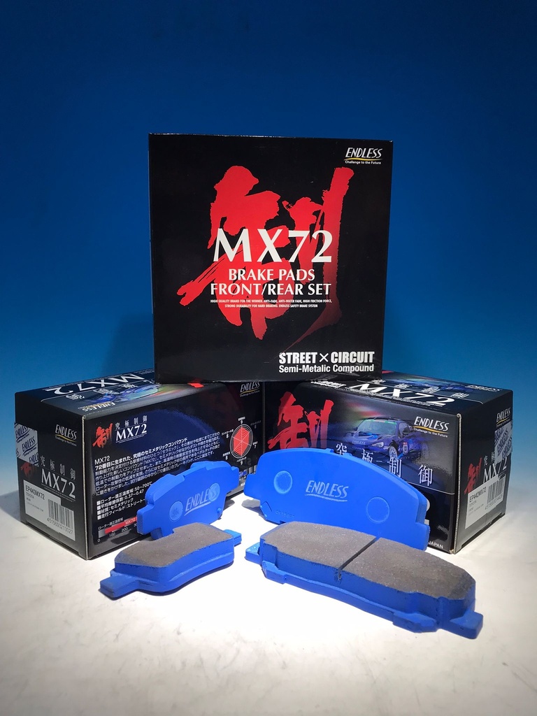 [EP442/443] Endless Brake Pad - MX72 EP442.443 F/R set 20系Alphard/Vellfire ACR/GSR50